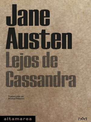 cover image of Lejos de Cassandra